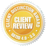 Client Distinction Award badge