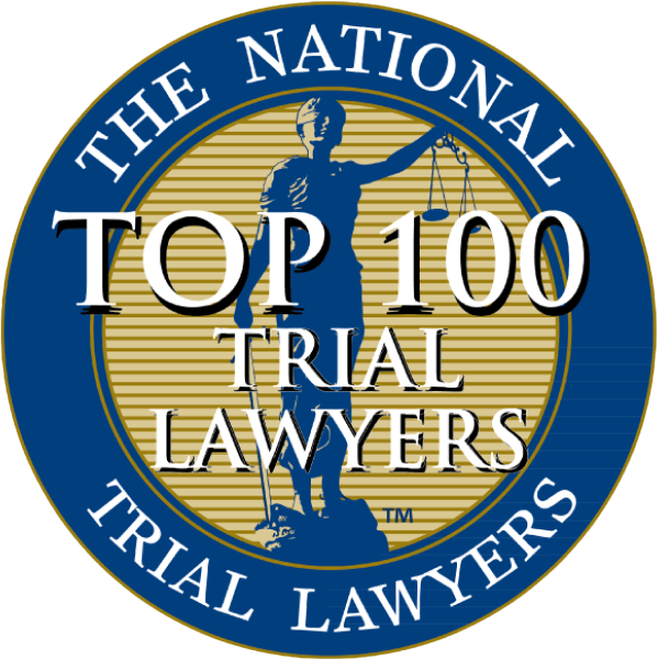 The National Trial Lawyers Top 100 badge